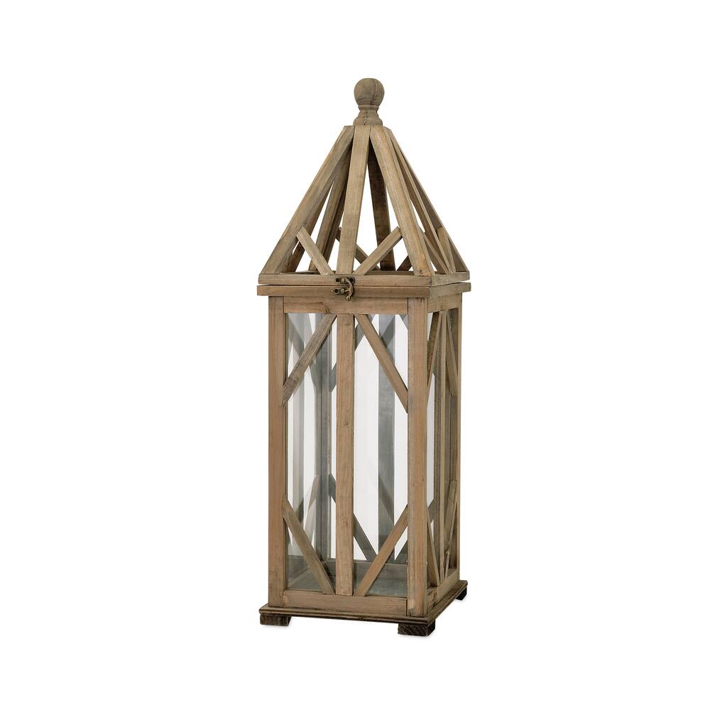 Garmen Wood Lantern - Small