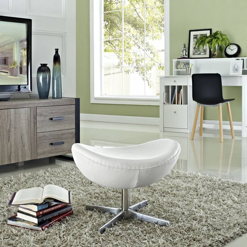 Grip Leather Ottoman