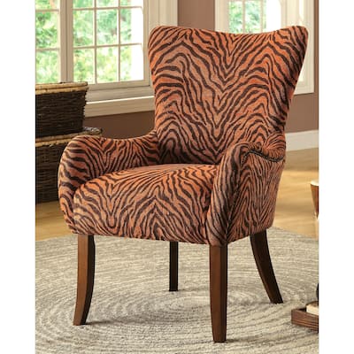 Exotic Tiger Print Accent Chair