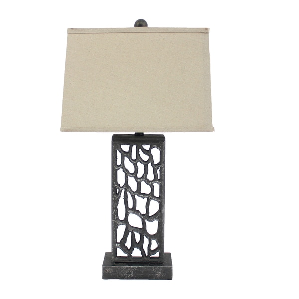 Teton Home 2 Tl 011 Open cut Metal Table Lamp   17292621  