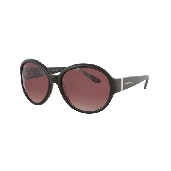 Vernier Women's Purple Retro Round Metal Bar Accent Sunglasses. Opens flyout.