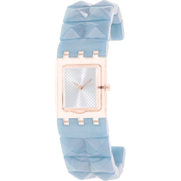 Swatch Womens Originals SUBK157B Blue Plastic Swiss Quartz Watch