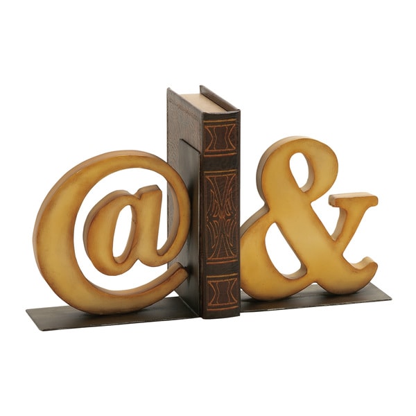 Shop Quirky Looking Metal Bookend Pair Free Shipping Today