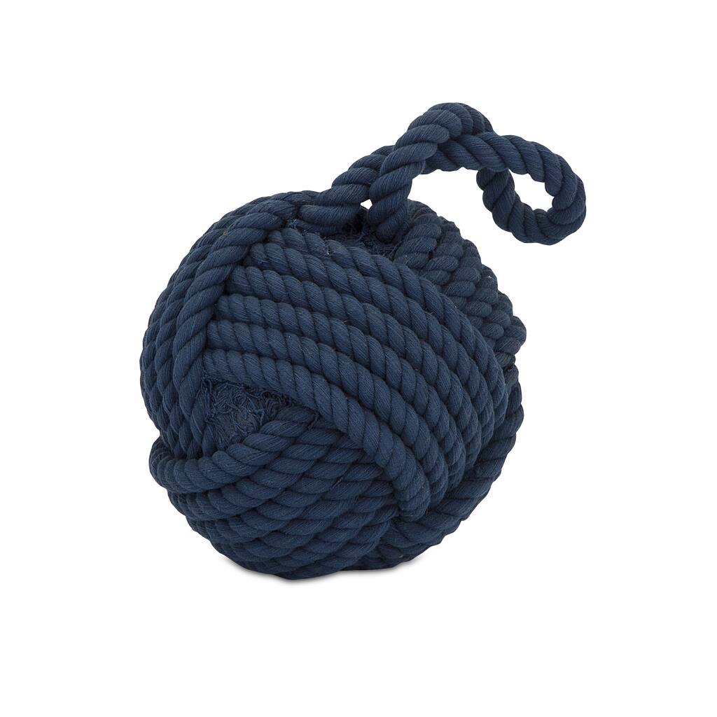 Hauer Blue Nautical Rope Ball