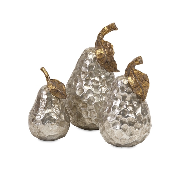 Lambert Gold and Silver Pears (Set of 3)
