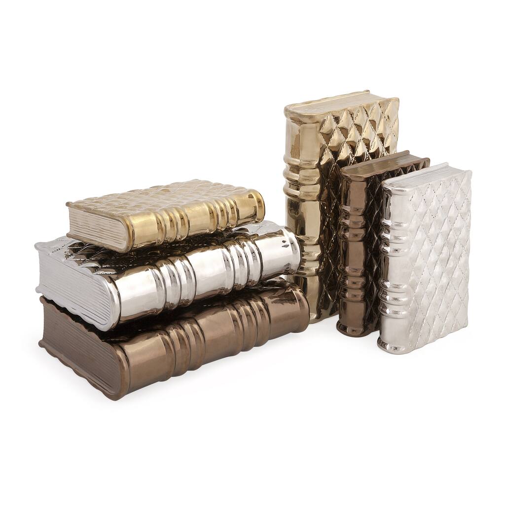 Nikki Chu Coralin Ceramic Books (Set of 6)