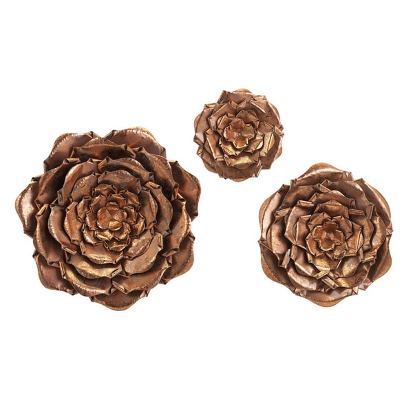 Blayney Metal Wall Flowers (Set of 3)