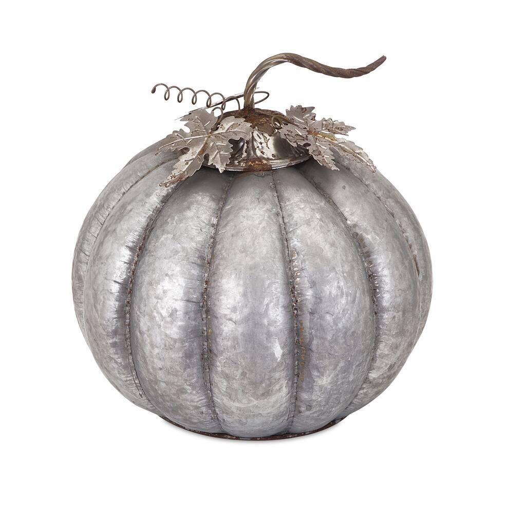 Kellan Galvanized Pumpkin - Large