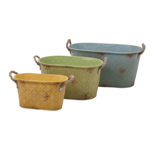 Nia Metal Garden Tubs (Set of 3)   17293611   Shopping