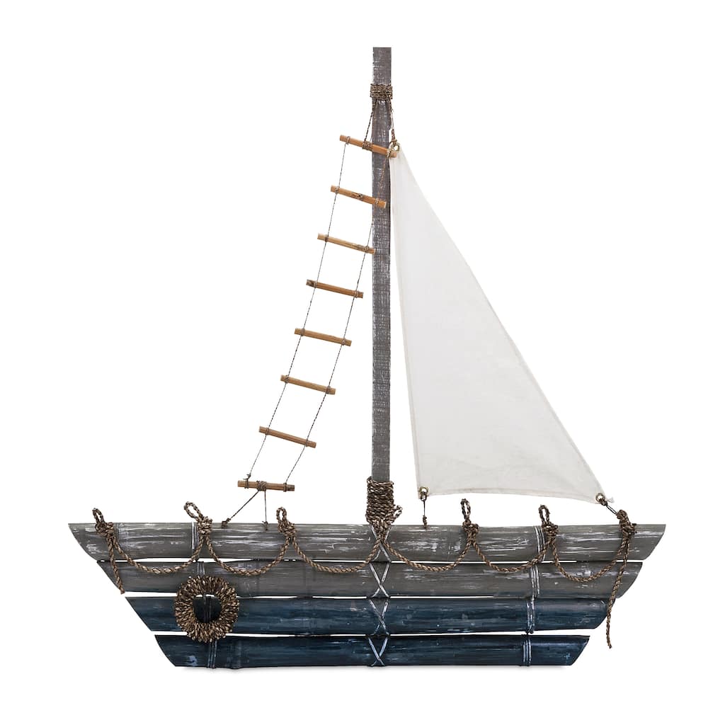 Marlin Bamboo Ship Wall Decor