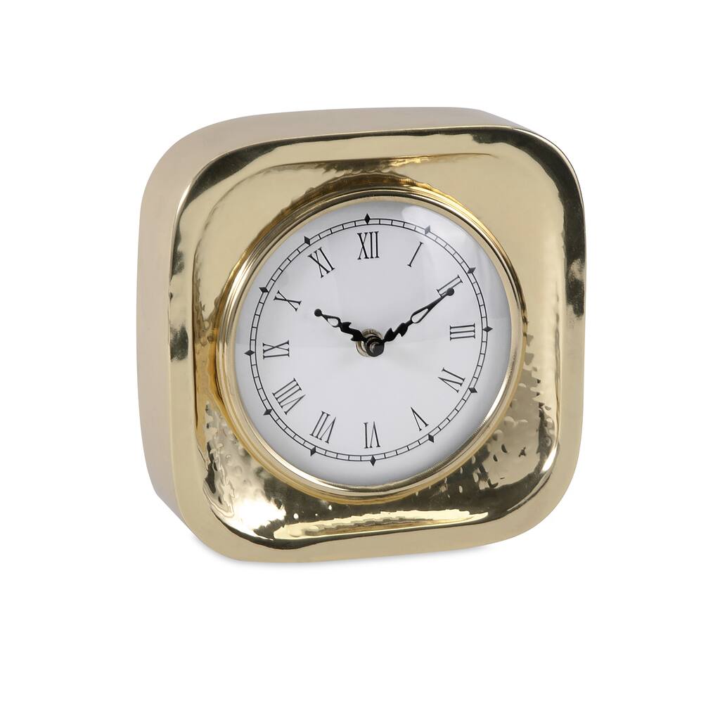 Essentials Celebrations Gold Clock
