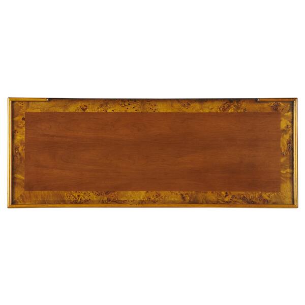 Butler Specialty Simple Wood Burl Console Table Butler Specialty Simple Wood Burl Console Table