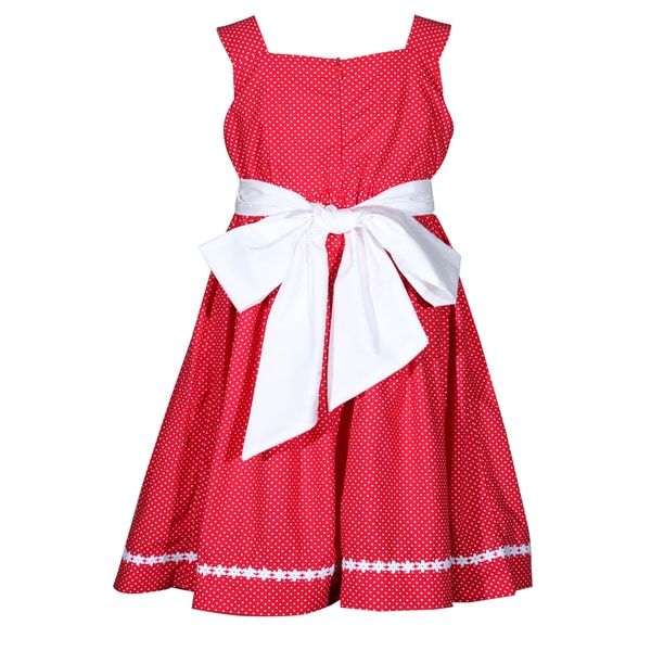 red and white ladybug dress