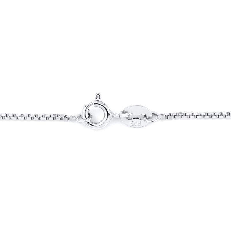 Oravo 14k White Gold Oval-cut Gemstone Diamond Accent Pendant