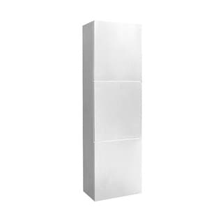 Fresca Espresso Bathroom Linen Side Cabinet W/ 3 Open Shelves FST1004ES By Fresca