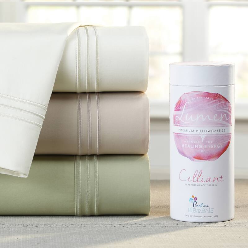 PureCare Luxurious SuperSoft Celliant Healing/ Energy Sateen 4-piece Sheet Set
