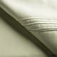 preview thumbnail 3 of 11, PureCare Luxurious SuperSoft Celliant Healing/ Energy Sateen 4-piece Sheet Set Sage Green - California King