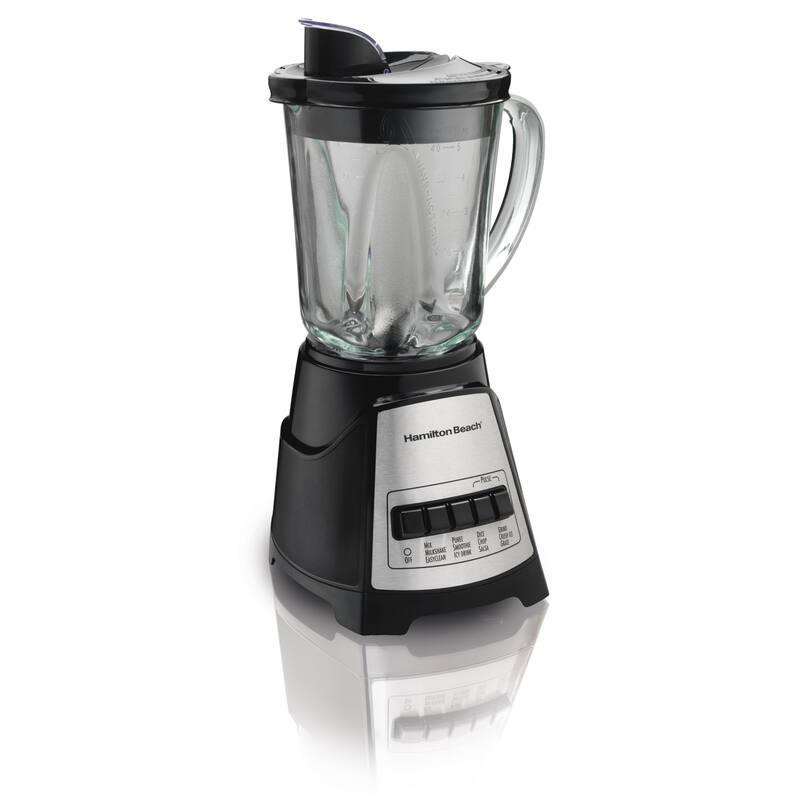 Hamilton Beach Black MultiFunction Glass Jar Blender Bed Bath