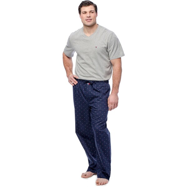 tommy hilfiger men's pajama sleep set