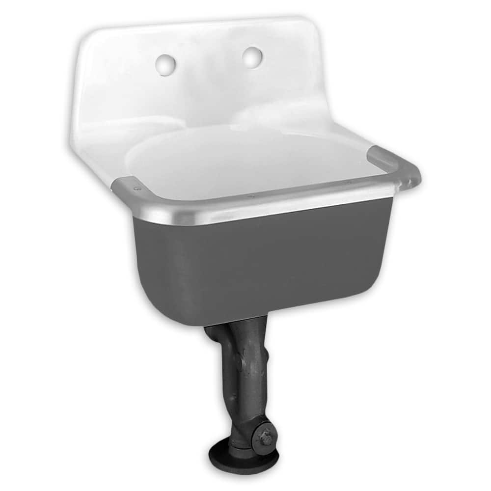 American Standard Lakewell Iron 7692.008.020 White Utility Sink