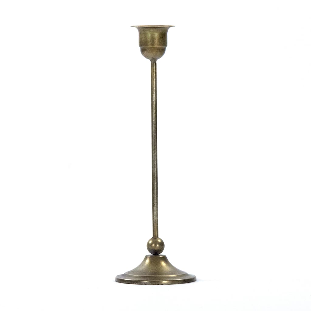 Reverse Bell Shape Brass Candle Holder