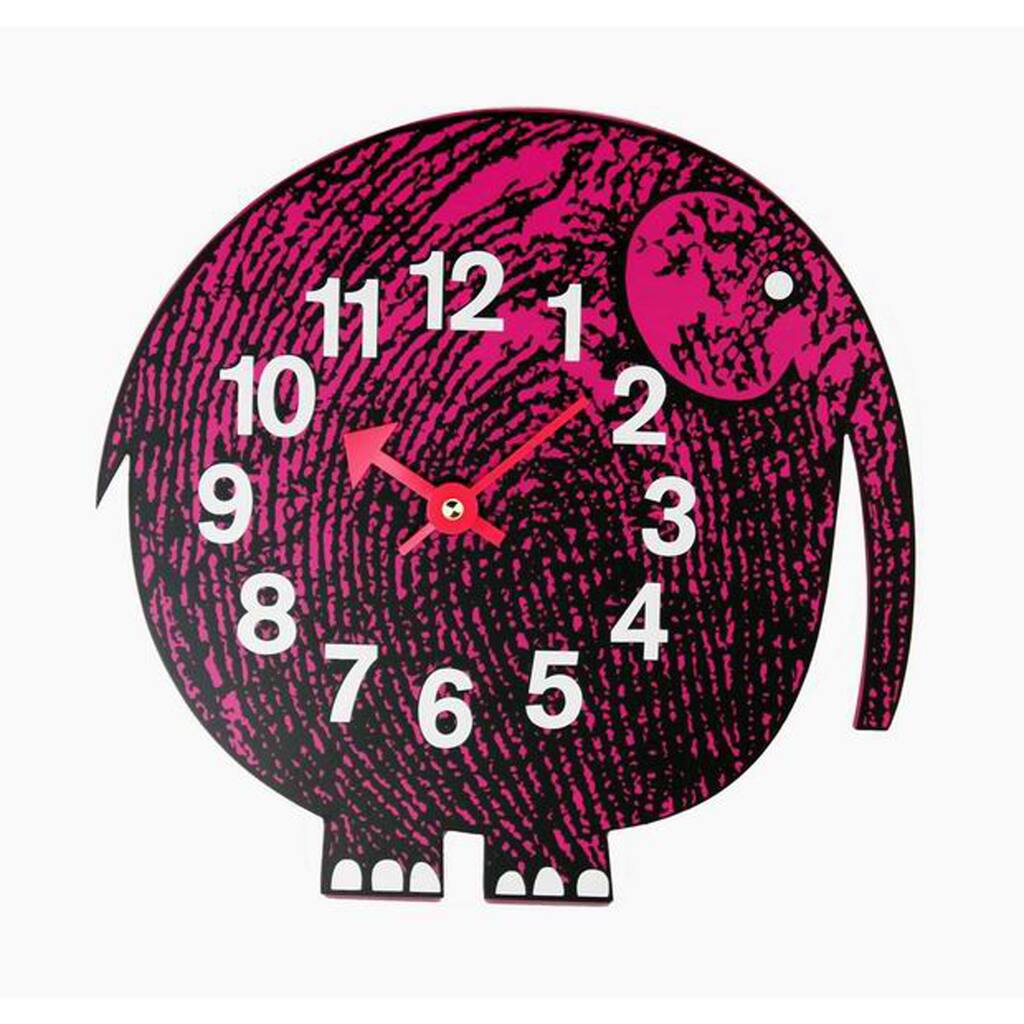 Hans Andersen Home Elephant Zoo Timer Wall Clock