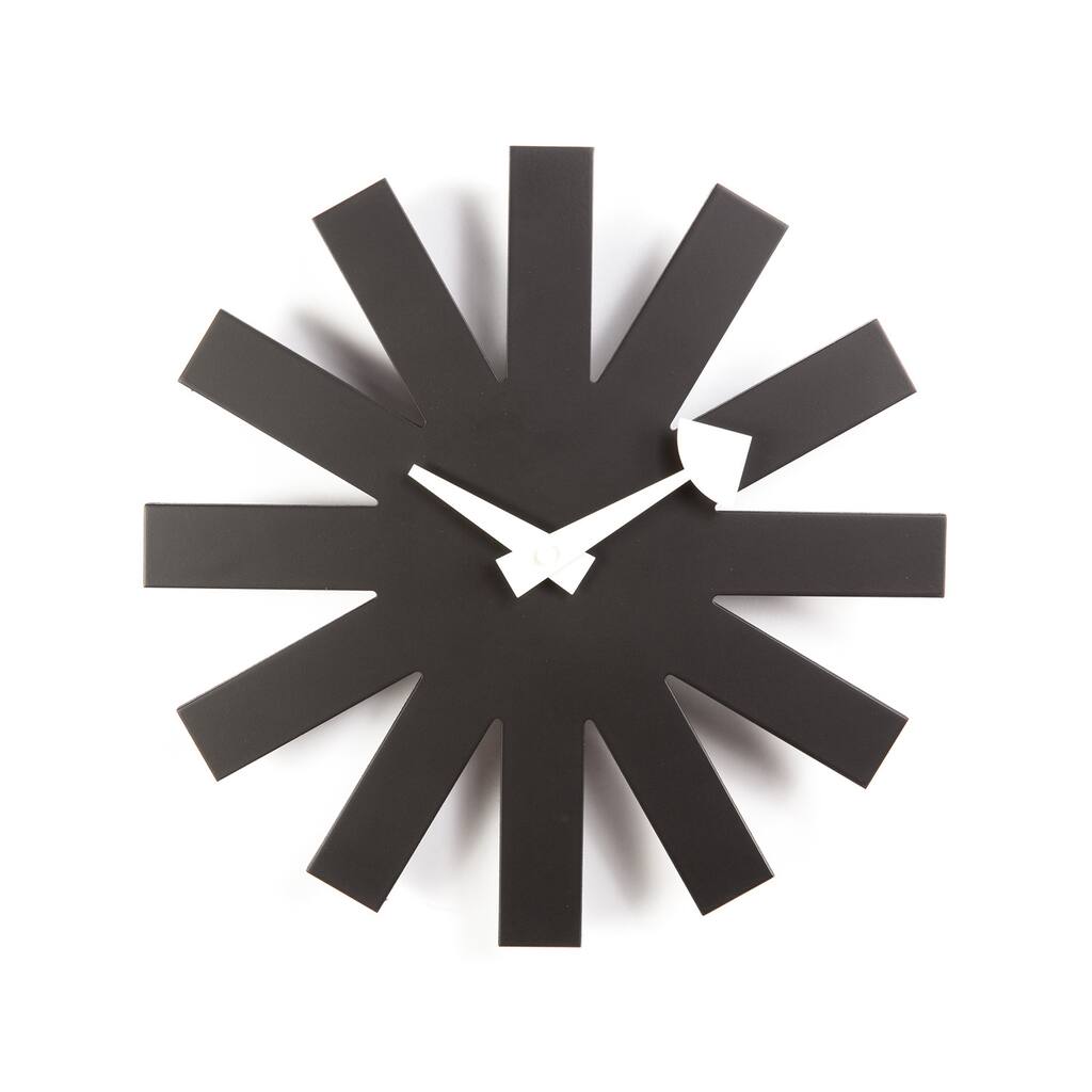 Hans Andersen Home Black Asterisk clock