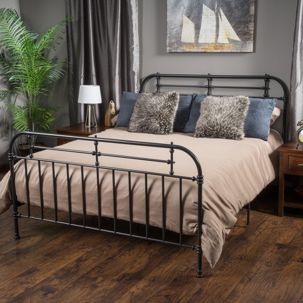 Nathan King Size Metal Bed Frame By Christopher Knight Home Free   Christopher Knight Home Cromwell King Size Metal Bed Frame C5ef08a9 1946 4b06 806c Ead647743456 600 