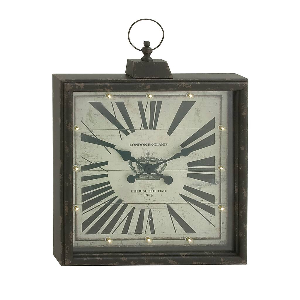 Epoch Metal LED Wall Clock