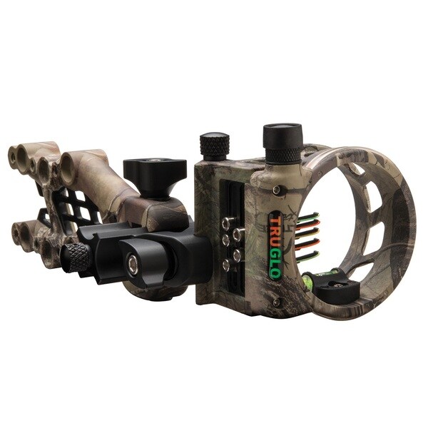 TRUGLO Carbon Hybrid Micro Adjust 5 Pin Sight Realtree Xtra