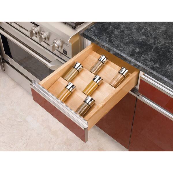 Shop Rev A Shelf 4sdi 18 Wood Spice Drawer Insert Free Shipping