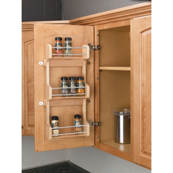 Shop Rev-A-Shelf 4SR-15 Small Door Mount Spice Rack - Free ...