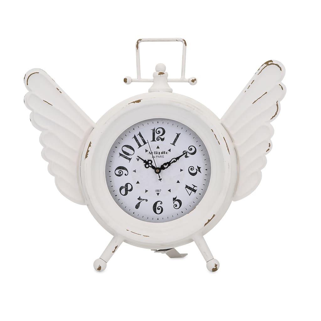 Time Flies Table Clock