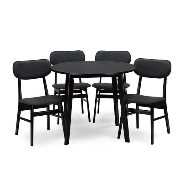 Shop Baxton Studio Montreal Mid Century Solid Wood Dining Table