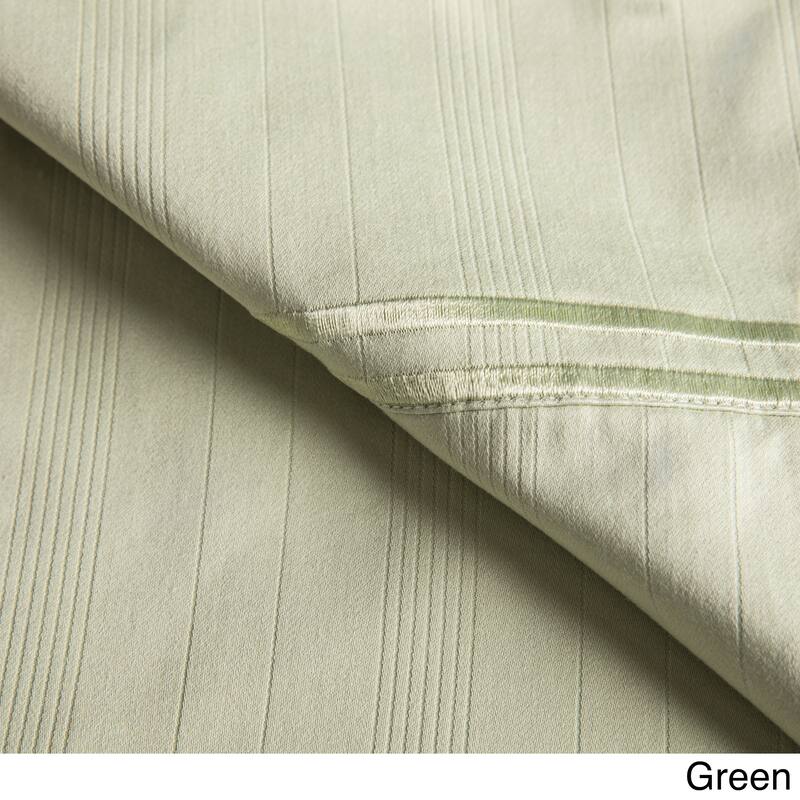 PureCare Elements Premium Rayon From Bamboo Bed Sheet Set - Green - Twin - Casual/Shabby Chic/Nautical & Coastal/French Country