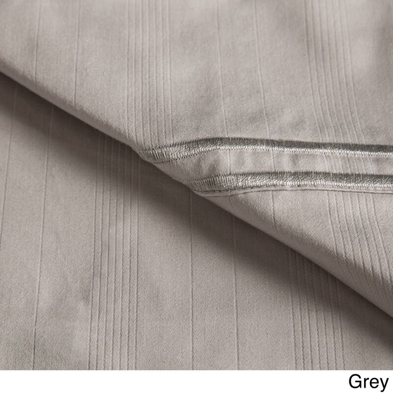 PureCare Elements Premium Rayon From Bamboo Bed Sheet Set - Grey - Twin - Casual/Shabby Chic/Nautical & Coastal/French Country