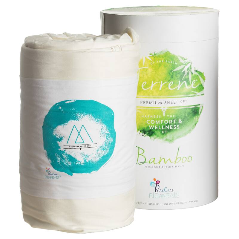PureCare Elements Premium Rayon From Bamboo Bed Sheet Set