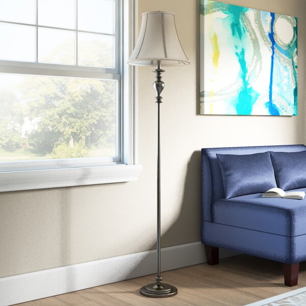 61.5-inch Brass Floor Lamp