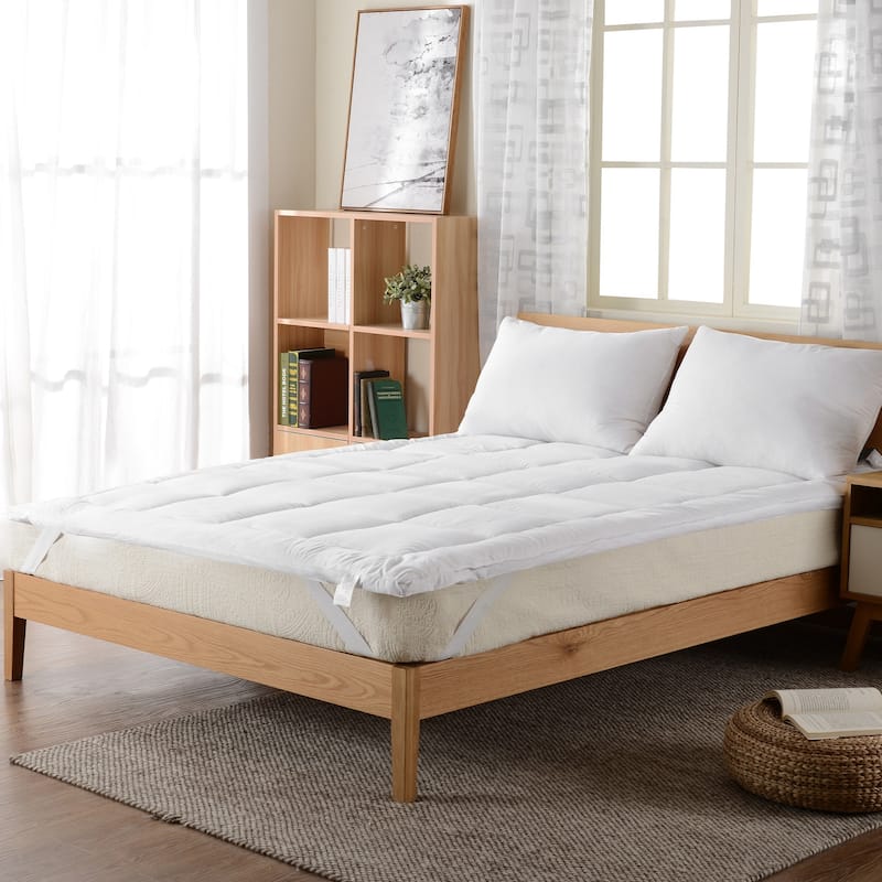Cheer Collection Down Alternative Mattress Topper/ Fiber Bed
