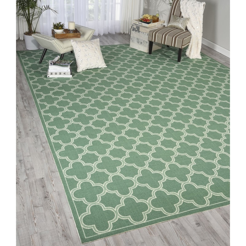 Waverly Sun N' Shade Geometric Indoor/Outdoor Area Rug