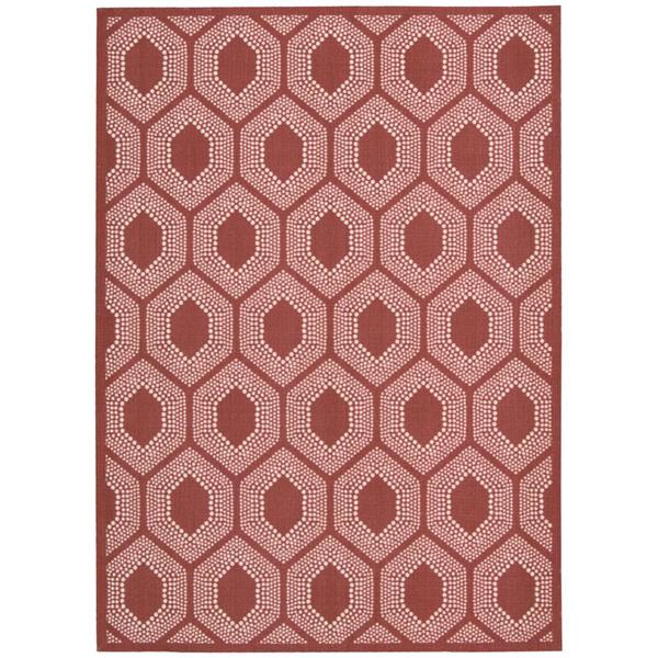 Waverly Sun N' Shade Bubbly Poppy Indoor/ Outdoor Rug by Nourison - 7'9 x 10'10