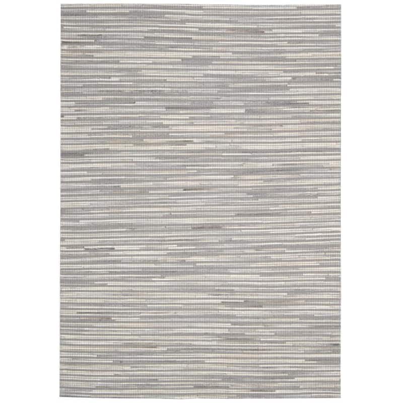 Nourison Capelle CPEL1 Area Rug - 5'3" x 7'4" - Silver - Rectangle