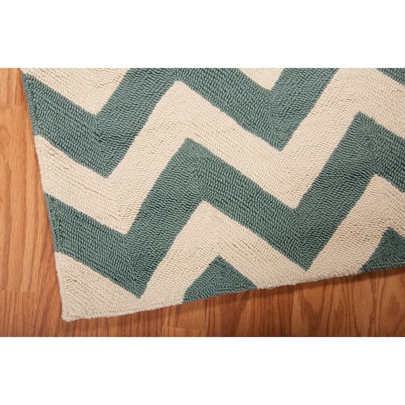 Nourison Portico Chevron Indoor / Outdoor Area Rug