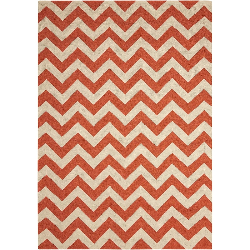 Nourison Portico Chevron Indoor / Outdoor Area Rug