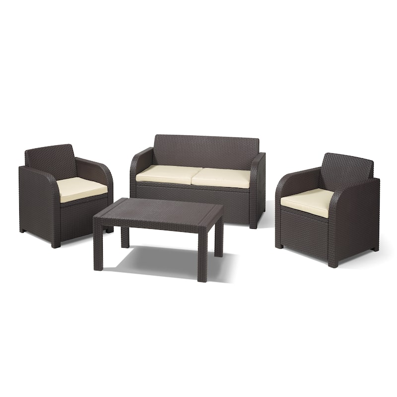 Oklahoma Lounge Set w/Cushions Graphite