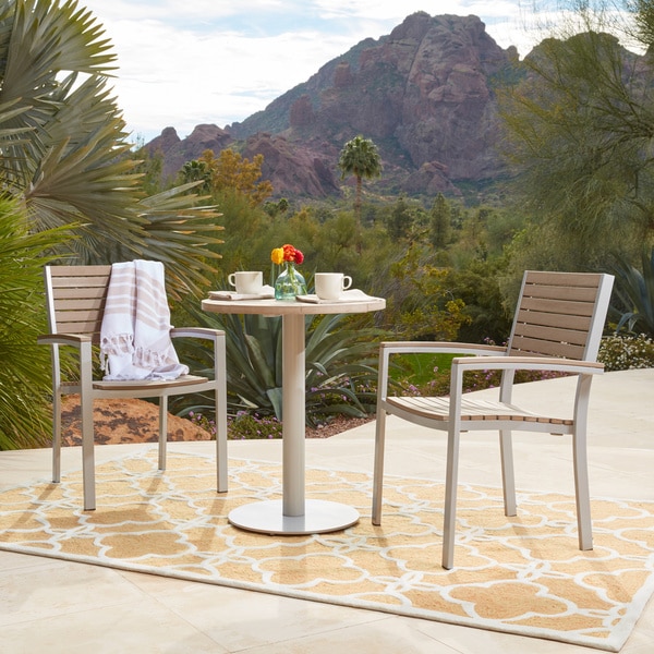 outdoor rocking chairs and table