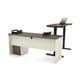 preview thumbnail 3 of 9, Bestar Prestige L-Desk including Electric Height Adjustable Table