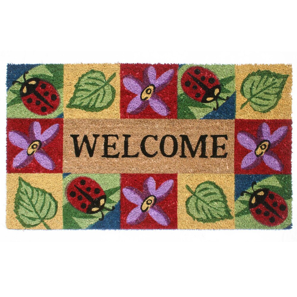 Ladybug Welcome - Entryway Floor Mat