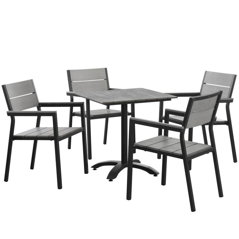 Maine 5-Piece Outdoor Patio Dining Set