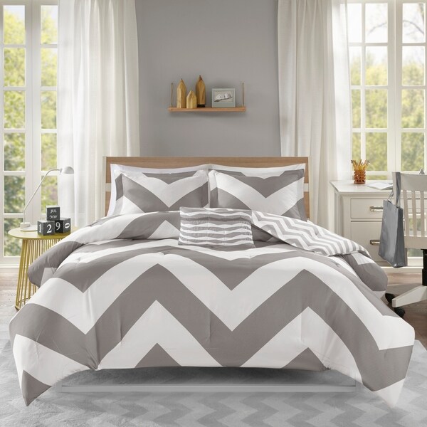 Mi Zone Gemini Grey Comforter Set